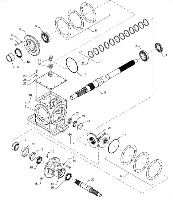 87608781 - коробка привода
